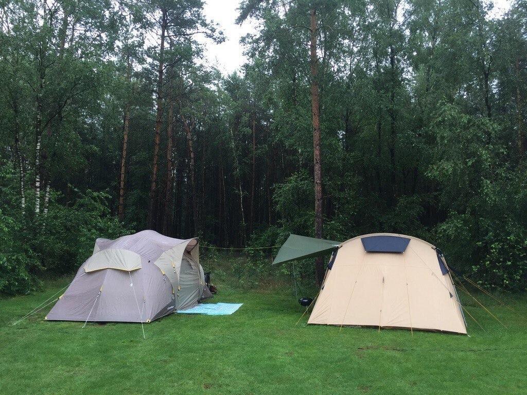 Digitale detox tijdens kamperen in de natuur in Nederland — tent camping